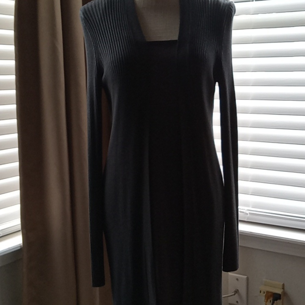 Eileen Fisher long knit and matching long tank
